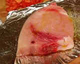 A picture of step 1 of Grilled Swordfish with coconut oil.