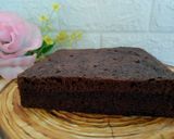 Foto langkah ke 6 dari resep Brownies Amanda KW super 2 telur lembut dan nyoklat banget.