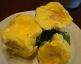 A picture of step 5 of Recommended for Bentos Eggs in Green Pepper Cups.