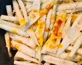 Hình bước làm 3 của món Măng trúc xào lá lốt