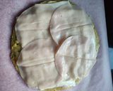 Foto del paso 3 de la receta: Rollo de tortilla de calabacín con queso y pavo