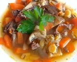 Laskagombás pulykaszív leves🍲 recept fázis 3 fotója