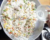 A picture of step 5 of Chinese Fried Rice.