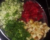A picture of step 1 of Kashmiri Fruit Raita.