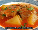 Foto del paso 5 de la receta: Costillas de cerdo con papas en jugo🌺