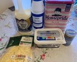 A picture of step 1 of Mac n cheese.