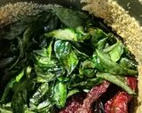 A picture of step 3 of Curry leaves Dry Chutney.