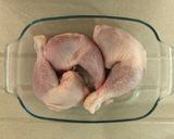 A picture of step 1 of Roasted British Chicken with Rice.
