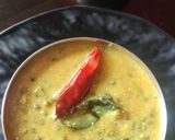 A picture of step 5 of Moong kadhi.