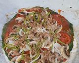 Foto del paso 6 de la receta Pizza con base de espinaca