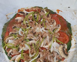 Foto del paso 6 de la receta: Pizza con base de espinaca