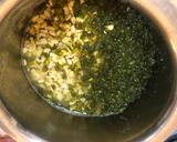 A picture of step 1 of Mung dal Halwa.