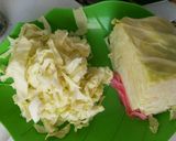 Foto langkah ke 1 dari resep Sup Tahu tinggi protein (sosis, bakso ikan, sawi, kentang).