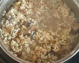 A picture of step 6 of Mushroom risotto.