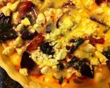 A picture of step 10 of Beetroot and Feta Quiche.