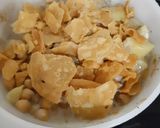 A picture of step 3 of Chana chaat.