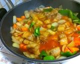 A picture of step 5 of Easy Sweet and Sour Bite-Size Pork Belly.