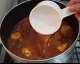 A picture of step 5 of Special Aloo Gosht.