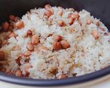 Hình bước làm 2 của món XÔI đậu phộng - thịt băm