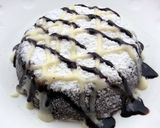 A picture of step 5 of Blueberry Chocolate Cake.