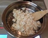 A picture of step 5 of Kenchin Simmered Daikon Radish and Firm Tofu.