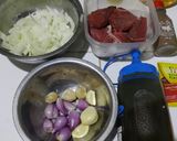 Foto langkah ke 1 dari resep 77. Lapis Daging Tanpa Telur.