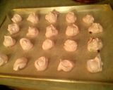A picture of step 3 of Sunshine's chocolate mint & meringue cookies.