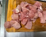 Une image de l'étape 5 de Poulet caramélisé au gingembre, champignons et carottes.