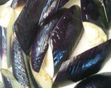 A picture of step 5 of Low-Cal Non-Fried Eggplant Hors d'Oeuvre.