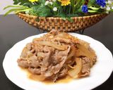Hình bước làm 3 của món Bò xào mặn,hành tây