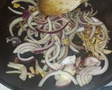 A picture of step 2 of Spinach and Mushrooms.