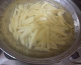 A picture of step 2 of French fries.