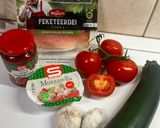 Cukkini tekercsek paradicsomszósszal recept fázis 1 fotója