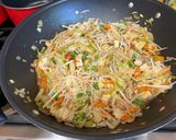 A picture of step 5 of Filipino Vegetable Lumpia.