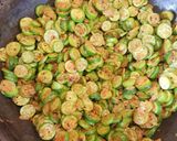 A picture of step 4 of Ivygourd/Tindoora/ Kovakkai stir fry.