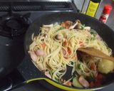A picture of step 8 of My Daughter's Favorite Veggie-Filled Napolitan Spaghetti.