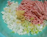 A picture of step 3 of Chinese-style Napa Cabbage Rolls.