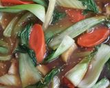 A picture of step 2 of Crispy noodles and vegetables (vegetarian bird's nest).