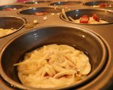 Φωτογραφία βήματος 3 της συνταγής Pizza Muffins 🍕