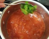 A picture of step 4 of My Sausage & Cheesey Quick Sauce with Garli cheese bread. 😁.