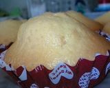 A picture of step 10 of Non-Dairy Moist and Rich Soy Milk Madeleines.