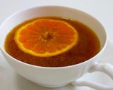 A picture of step 4 of This Makes You Beautiful Tangerine and Honey Black Tea.