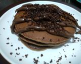 Foto langkah ke 11 dari resep Triple Chocolate Pancake (Fluffy).