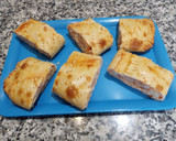 Foto del paso 9 de la receta: Pizza normal o sin gluten estirada o enrollado de pollo y queso
