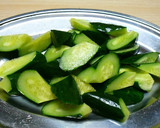 A picture of step 2 of Cucumber and Chicken Sweet and Sour Stir-fry.