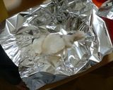 A picture of step 2 of Cod Cooked in Foil.