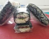 A picture of step 11 of Spam Musubi.