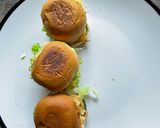 Gambar langkah 12 resipi Mini Burger Tofu Patty.