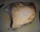 Foto del paso 1 de la receta: Cuarto de pollo en cocción lenta, terminado en Airfryer