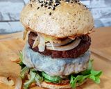 รูปขั้นตอนการทำที่ 5 ของ Double cheese burger KETO